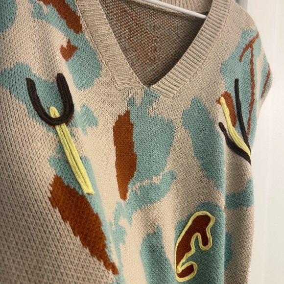 ⚠️ 2 for 10 ⚠️ Sweater Vest Shein size small - Picture 5 of 6